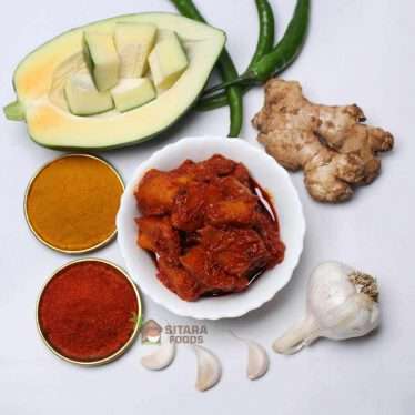 Papaya Pickle / Pachadi / Achaar